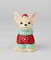 Ceramic Christmas Chihuahua Ornament, Gift for Her, Gift for Mom, Kitchen Décor, Dining Table Décor, Gift for Dog Lover, Pet Loss Gift